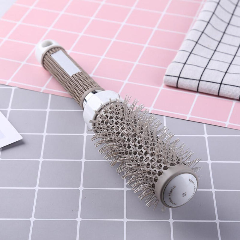Pro Hair Brush High Temperature Resistant Ceramic Iron Round Comb (32mm)