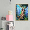 Micolot Butterfly Fairy 5D DIY Diamond Round Rhinestone Embroidery Paintings Artcraft for