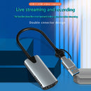 USB-C Converter USB A Type-C Streaming USB HD Video Capture Card for Live