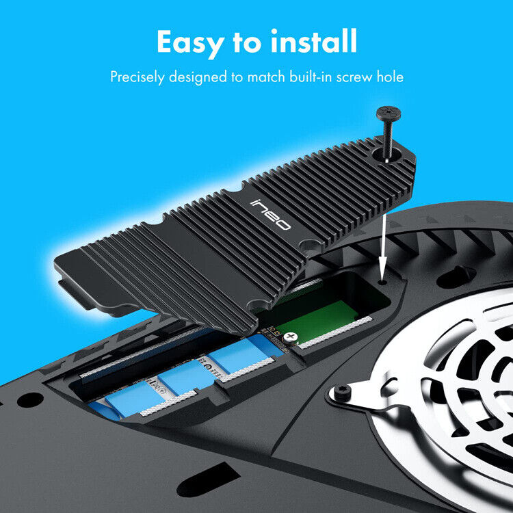 Game Console NVMe Solid State Drive Cooler Heat Drain Cooler
