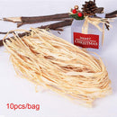 Gift Box Scrapbooking Wrapping Supplies Dry Straw Pape Raffia Ribbon Packing