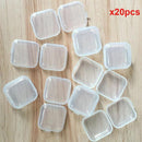 Clear Popular Portable Plastic Mini Storage Box Casket Earplugs Container