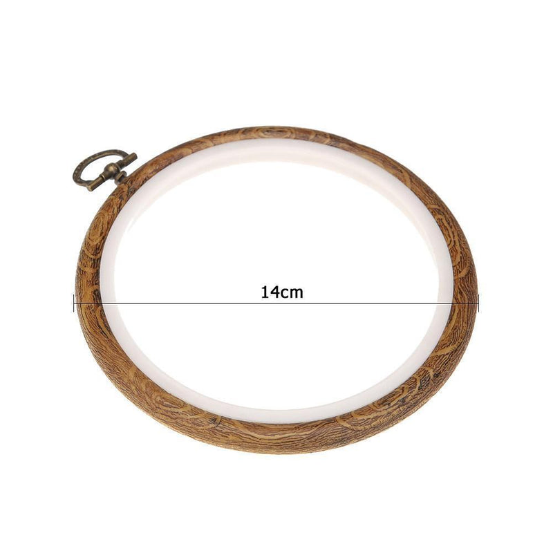 Plastic Frame Embroidery Hoop Ring Circle Round Loop for Cross Stitch (14cm