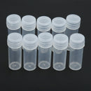50Pcs 5g Volume Plastic Sample Bottle 5ML Small Bottle Vial Storage Contain