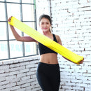 4pcs Yoga Pull Strap Belt Fitness Stretch Pilates Resistance Band (Yellow)