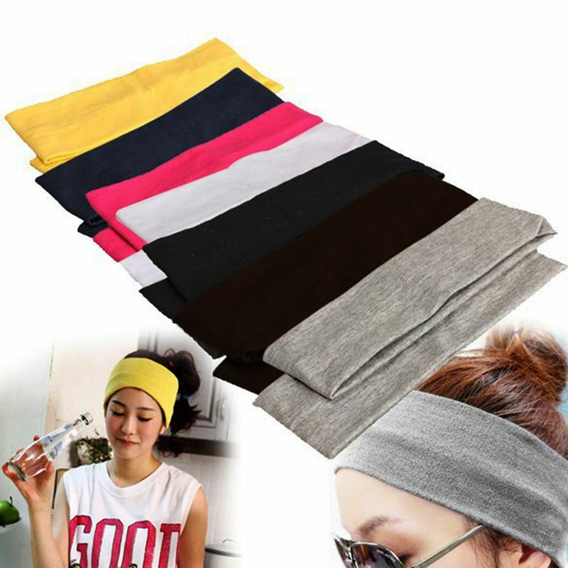 Yoga Hair Bands Stretch Ribbon Headwear Elastic Headbands Sweat Band Hairband