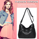 Daily Mom Crossbody Purse Bags Portable PU Leather Multi-pocket Shoulder Satchel