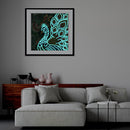 5D Special Shaped DIY Luminous Mosaic Kit Peafowl Rhinestone Diamond Painting