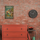 Retro Book-reading Owl Metal Painting for Bar Pub Tin Plaques Wall Sign (3)