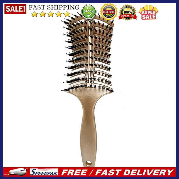 Anti-knotted Women Hair Scalp Massage Comb Plastic Straight Hair Comb Brush T
