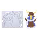 Snowvirtuos Christmas Penguin Boys Joint DIY Scrapbook Embossing Craft Snow