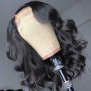 Women Ladies Fashion Curly Wavy Medium Length 23" Long Hair Black Synthetic G6B0