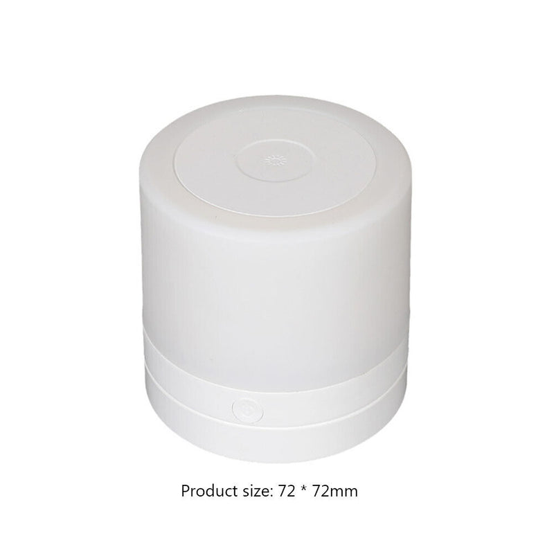 LED Night Light 7 Colors USB Bedside Living Room Table Lamp (Touch White) Newly