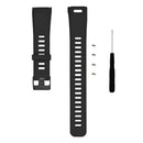 TPE Strap Wrist Band Watch Band Belt for Garmin Vivosmart HR (Black) Newly