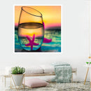 Cup Sunset Stars 5D DIY Diamond Painting Embroidery Cross Stitch Home