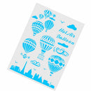 Painting Layering Stencils Scrapbooking Embossing Template Hot Air Balloon