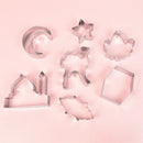 Stainless Steel Biscuit Mould Moon Star Cake Mold Eid Mubarak Cookie Cutter