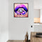 5D Diamond Painting Kit Purple Lips Full Round Drill Rhinestone DIY Mosaic