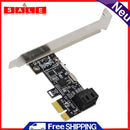 SA3001 2-Port SATA III PCIe Card SATA 3.0 to PCI Express 1X Adapter with Bracket