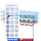 Ice Cube Trays - Easy Release 3 Pack Stackable Ice Molds BPA Free for Whiskey