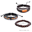 Multi-Layer Handmade PU Retro Braided Bracelet Jewelry for Men Women(4) Newly