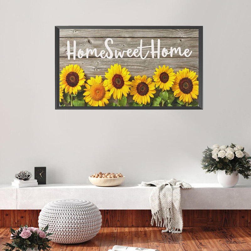 Sweet Home Oil Paint By Numbers Kits Canvas DIY Hand Painted Wall Picture
