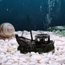 Simulation Boats Underwater Plants Ship Fish Tank Ornaments Aquarium Landscaping