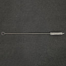 3/5pcs Reusable Metal Bent Straight Drink Straw Clean Brush Pouch Tool (A) Newly
