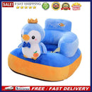 Baby Sofa Cover Soft Washable Sit Seat Chairs No Filler Cradle (Penguin)