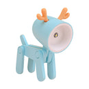 Portable DIY Funny Deer Lights Cute Folding Dog Night Lamps for Bedside Bedroom