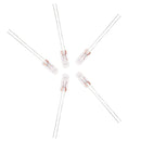 5pcs T4 14V Car Instrument Panel Audio Gear Indicator Light Bulbs Amber Newly