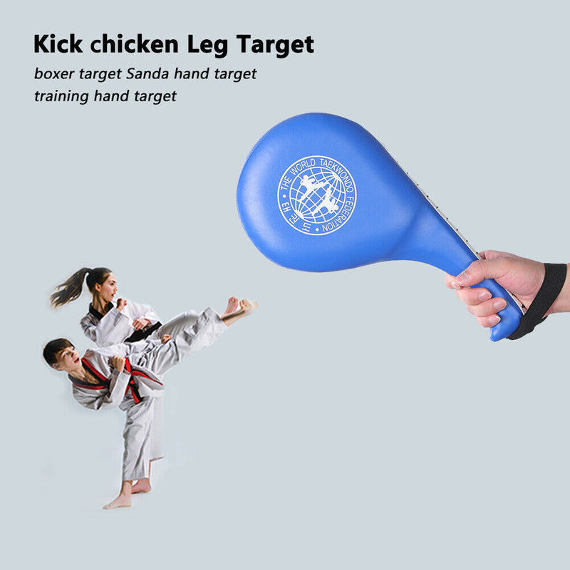 Taekwondo Boxing Training Pads Karate Punch MMA Sponge Foot Target (Blue) Newly