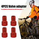 4pcs Presta to US American Bike Valve Adaptor Converter Aluminum Alloy Adapte