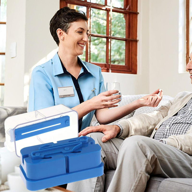 Schneidklingenschutz Mehrfacher Pillensplitter Splitting Pillenzerkleinerer.