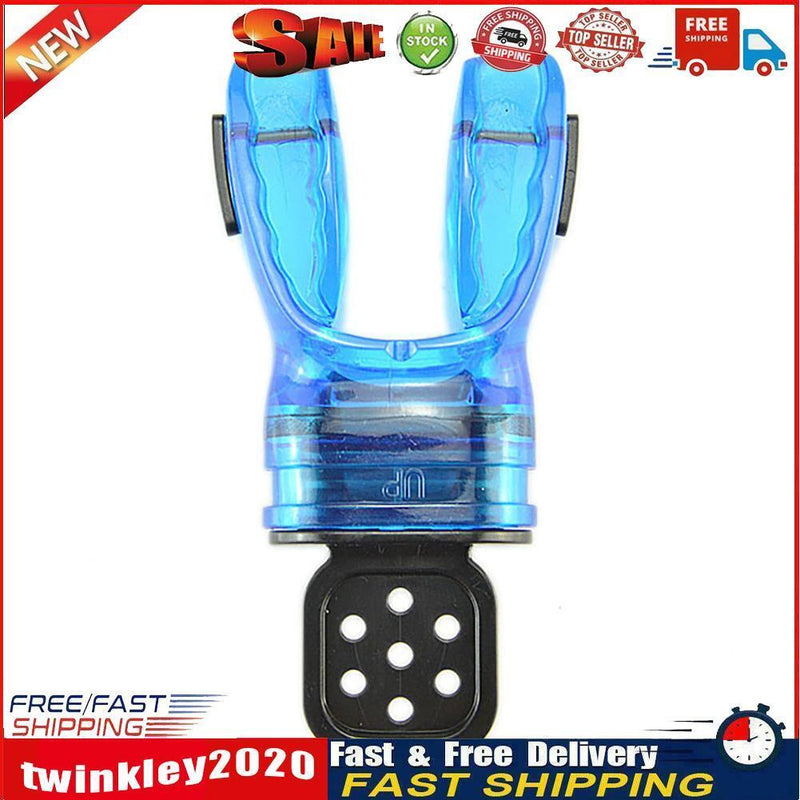 Snorkel Regulator Diving Mouthpiece Breathing Tube for Underwater (Blue) Newly