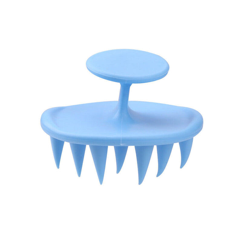 Pointed Tip Silicone Scalp Shampoo Massage Brush Comb Head Therapy Cleaning