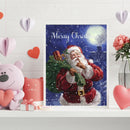 DIY Digital Picture Santa Claus Frameless Painting By Number Handicraft for Gift
