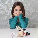 Electric Ball Pitching Machine Kit Kid DIY Science Educational Technology Toys