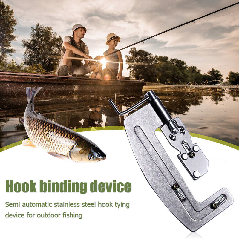 Portable Quick Knot Fishing Device Manual Tying Line Hook Fishhook Fixator Newly