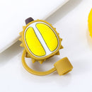 Tips Cup Accessories Silicone Straw Plug Drinking Dust Cap Cartoon Plugs Cover