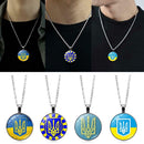 Patriot Gift I Stand with Ukraine Ukrainian Flag Charm Pendant Ukraine Necklace