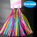 2pcs Bicycle Handlebar Color Tassel Streamers Children Balance Bike Decor Ribbon