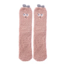 Christmas gift Thick Thickening Coral Velvet Socks Sleep Bed Sock Embroidery