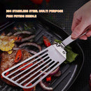 Stainless Steel Frying Slice Turners Shovel Leaking Spatula Kitchen Utensil