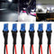 T10 Male Socket Extended Wire Connector Plug Adapter Assembly V0I3 Holder E6Y5
