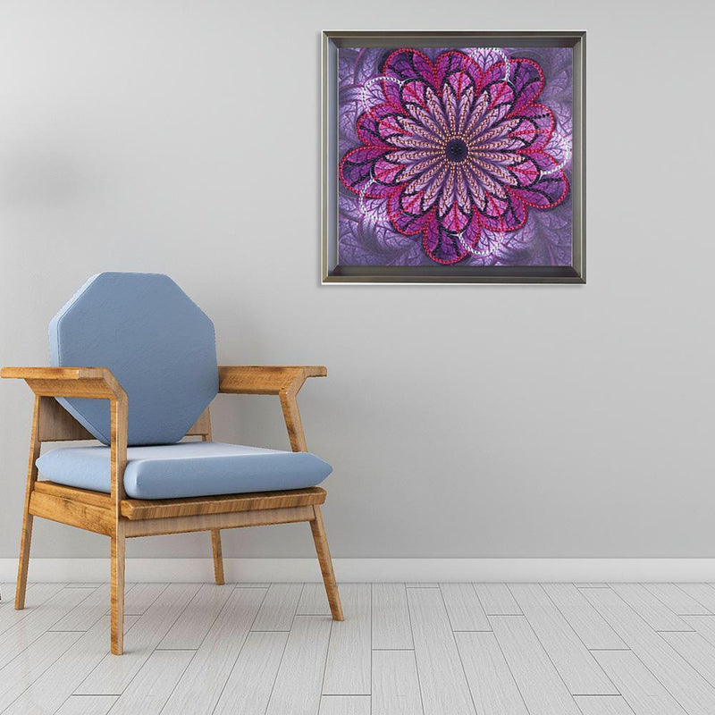 5D DIY Special-shaped Diamond Painting Cross Stitch Mosaic (H091 Flower) Newly