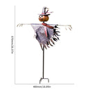 Halloween Scarecrow Jack O Lantern Standing Decor for Garden Yard Porch