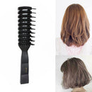 Plastic  Salon Styling Tool Curl Hair Brush Hairdressing Wide Tooth Comb