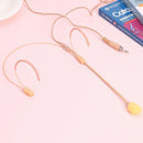 3.5mm Wired Headworn Noise Reduction Microphone Head Mounted Mic for Teaching