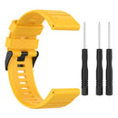Silicone Watch Strap Bracelet for Garmin Fenix 6X/Fenix 6X Pro (Yellow) Newly